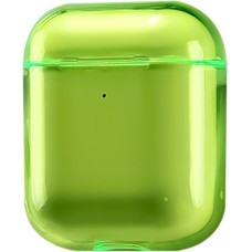 Чехол для наушников Clear Case Apple Airpods (Green)