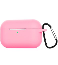 Чехол для наушников Full Silicone Case Apple AirPods Pro (Розовый)