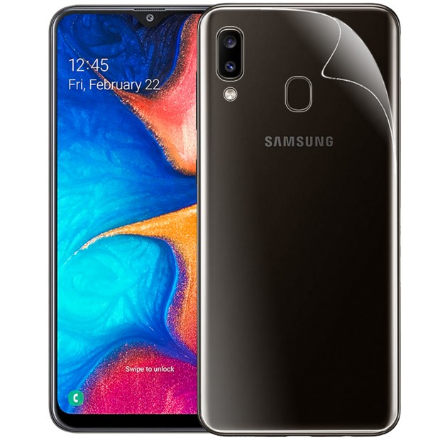 Защитная пленка Soft TPU Samsung Galaxy A20 (2019) (на заднюю сторону)