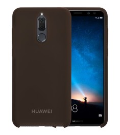 Силиконовый чехол Original Case Huawei Mate 10 Lite (Тёмно-коричневый)