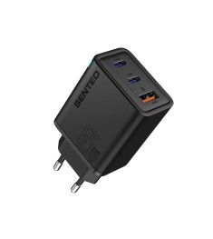 СЗУ-адаптер USB Senteo Z-14 PD 65W (1USB / 2Type-C) (Чёрный)