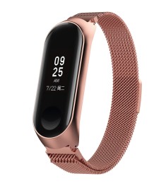 Ремешок Milanese Loop Xiaomi Mi Band 3 / Mi Band 4 (Розовый)