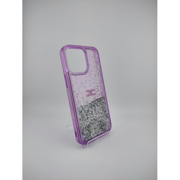 Силикон Soft Sparkles Apple iPhone 14 Pro Max (Purple)