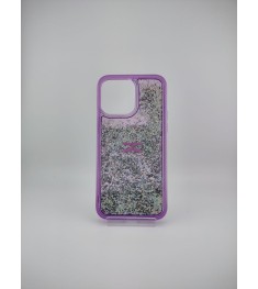 Силикон Soft Sparkles Apple iPhone 14 Pro Max (Purple)