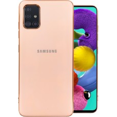 Силикон Zefir Matte Case Samsung Galaxy A51 (2020) (Розовое-золото)