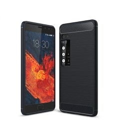 Силиконовый чехол Ipaky Carbon Case Meizu Pro 6 / Pro 6s (Синий)