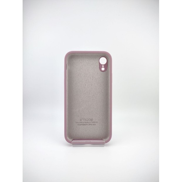 Силикон Original Square RoundCam Case Apple iPhone XR (01) Bilberry