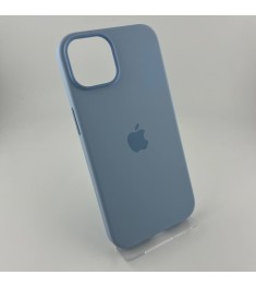 Чехол Silicone Case with MagSafe Apple iPhone 14 (Sky)