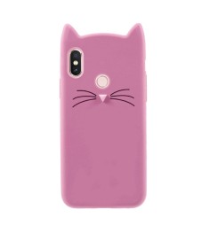 Силикон Kitty Case Xiaomi Redmi Note 5 / Note 5 Pro (Розовый)