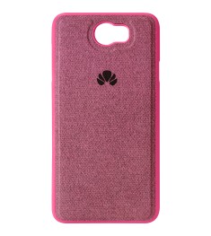 Силикон Textile Huawei Y5-2 (Розовый)