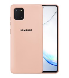 Силикон Original Case Samsung Galaxy Note 10 Lite (Пудровый)