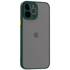Накладка Totu Gingle Series Apple iPhone 14 Pro (Тёмно-зелёный)