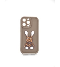 Чехол Pretty Things Case Apple iPhone 15 Pro Max (Brown/Rabbit)