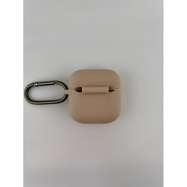 Чехол для наушников Full Silicone Case Apple AirPods 4 (08) Pink Sand