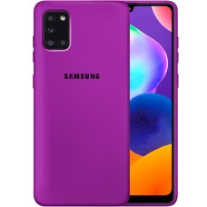 Силикон Original Case Samsung Galaxy A31 (2020) (Сиреневый)