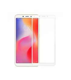Защитное стекло 3D Xiaomi Redmi 6 White