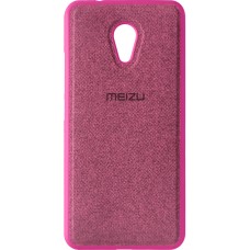 Силикон Textile Meizu M5s (Розовый)