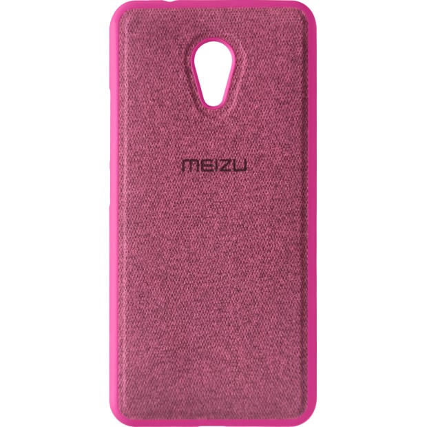 Силікон Textile Meizu M5s (Рожевий)