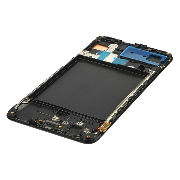 Дисплей для Samsung A705 Galaxy A70 (2019) с чёрным тачскрином и чёрной корпусной рамкой OLED