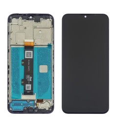 Дисплей для Motorola Moto G20 с чёрным тачскрином и корпусной рамкой