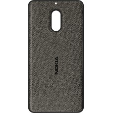 Силикон Textile Nokia 6 (Чёрный)