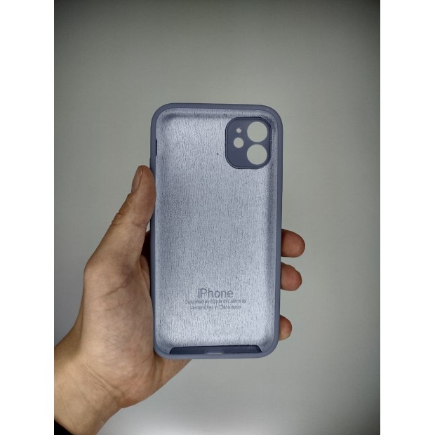 Силикон Original Square RoundCam Case Apple iPhone 11 (34) Lavender Gray