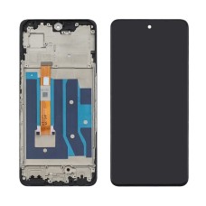 Дисплей для Realme C67 с чёрным тачскрином и корпусной рамкой