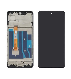 Дисплей для Realme C67 с чёрным тачскрином и корпусной рамкой
