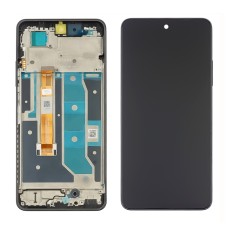 Дисплей для Realme C67 с чёрным тачскрином и корпусной рамкой