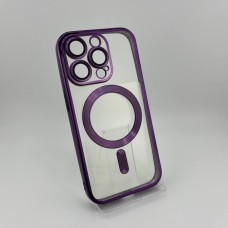 Чехол UMKU Shining with MagSafe Apple iPhone 14 Pro (Purple)