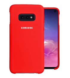 Силикон Original 360 Case Logo Samsung Galaxy S10e (Красный)