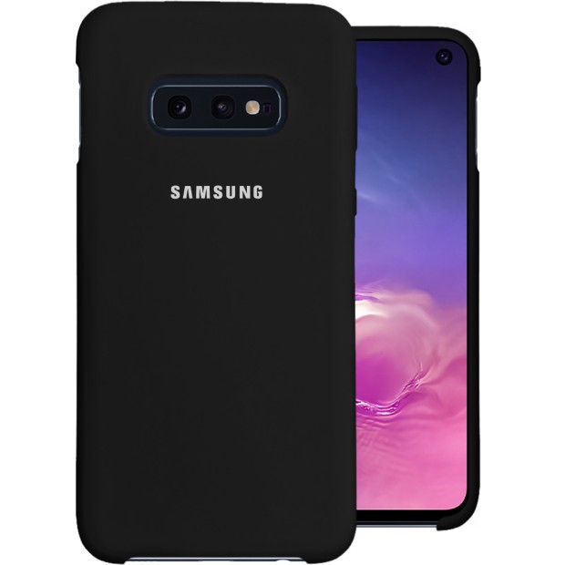 Силиконовый чехол Original Case Samsung Galaxy S10e (Чёрный)