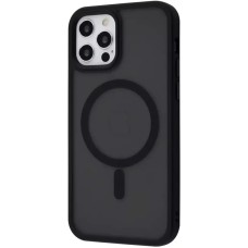 Чехол WAVE Matte Insane Case with MagSafe iPhone 12 / 12 Pro (Black)