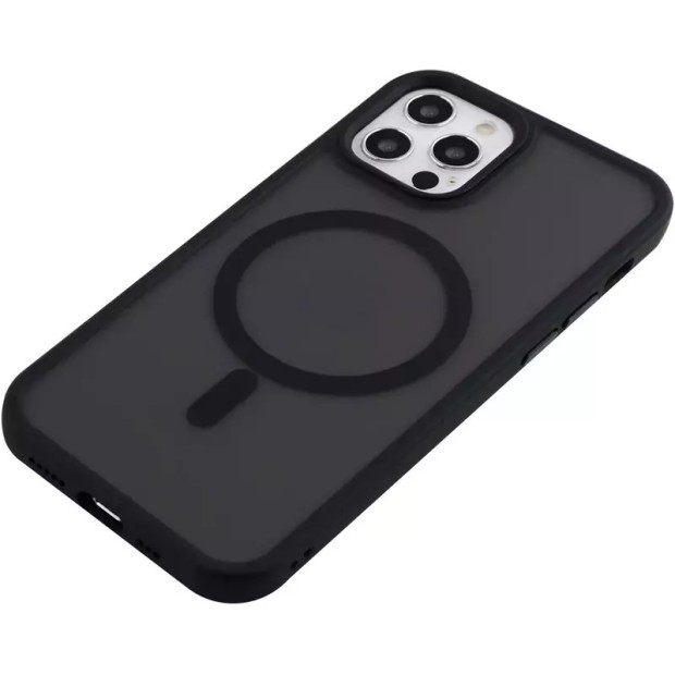 Чехол WAVE Matte Insane Case with MagSafe iPhone 12 / 12 Pro (Black)