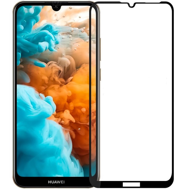 Стекло 3D Huawei Y7 (2019) Black