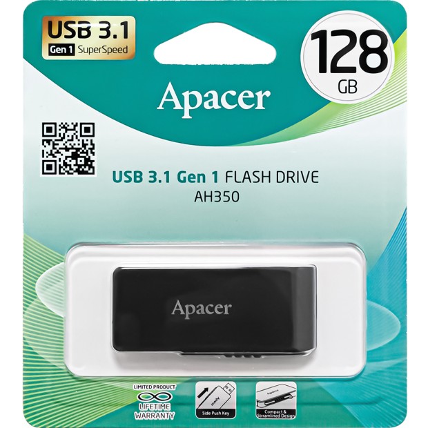 USB 3.0 флеш-накопитель Apacer AH350 128Gb