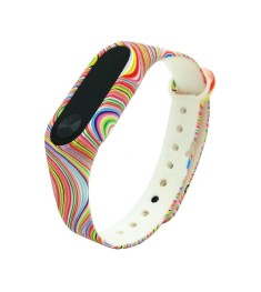 Ремешок Picture Design Xiaomi Mi Band 3 / Mi Band 4 (Полоски, Разноцветный)
