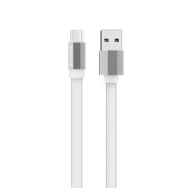 USB-кабель Borofone BU8 Glory (MicroUSB) (Белый)