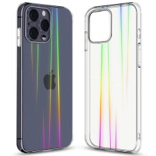 Силикон 3D Gradient Case Apple iPhone 12 Pro Max (Прозрачный)