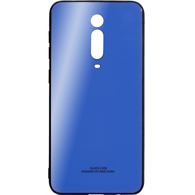 Накладка Glass Case Xiaomi Redmi Mi9T / K20 Pro (Синий)
