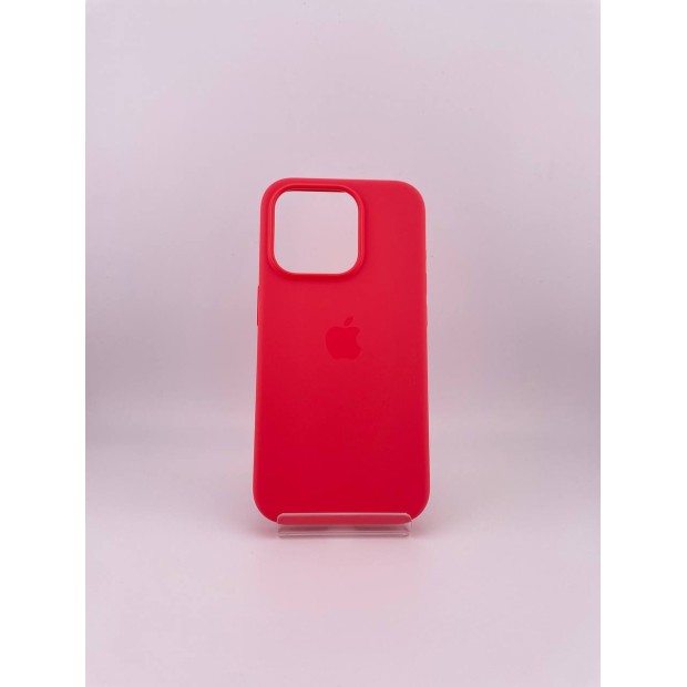 Чехол Silicone Case with MagSafe Apple iPhone 15 Pro (Guava)