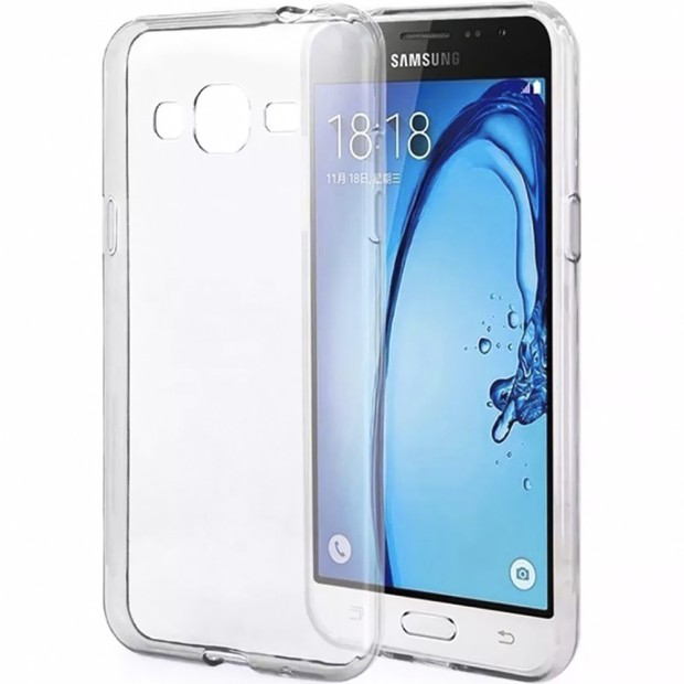 Силиконовый чехол WS Samsung Galaxy J1 (2016) J120 (прозрачный)