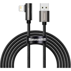 USB-кабель Baseus Legend Series Elbow 2.4A (1m) (Lightning) (Чёрный) CALCS-01