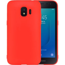 Силиконовый чехол iNavi Color Samsung Galaxy J2 (2018) J250 (красный)