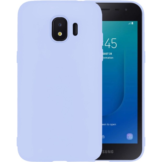 Силиконовый чехол iNavi Color Samsung Galaxy J2 (2018) J250 (фиолетовый)