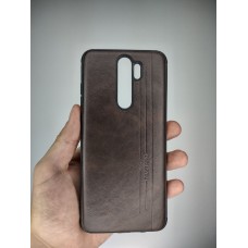 Накладка Leather Case Xiaomi Redmi Note 8 Pro (Коричневый)