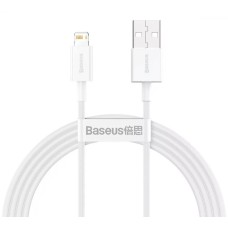 USB-кабель Baseus Superior 2.4A (1.5m) (Lightning) (Белый) CALYS-B02