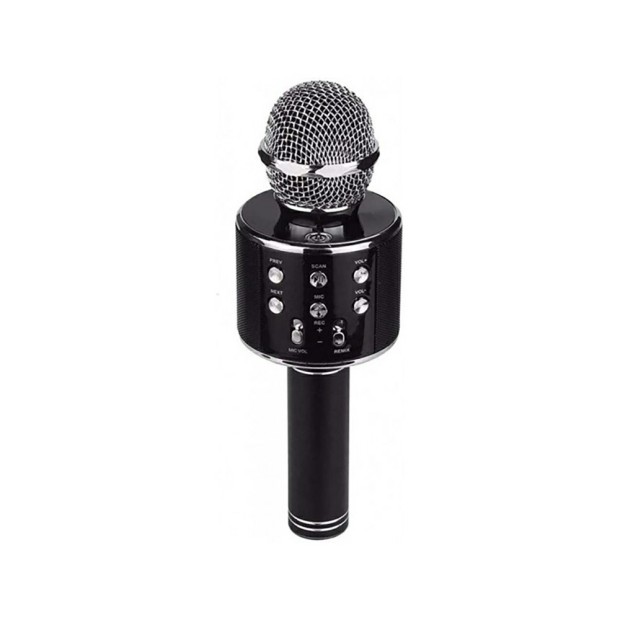 Микрофон-караоке Bluetooth WS-858 (чёрный)