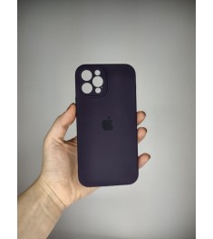 Силикон Original RoundCam Case Apple iPhone 12 Pro (Eggplant)