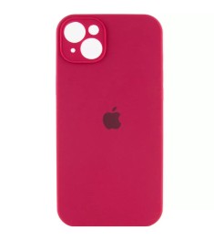 Силикон Original RoundCam Case Apple iPhone 14 Plus (24) Camelia